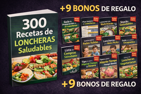 300 recetas de loncheras saludables