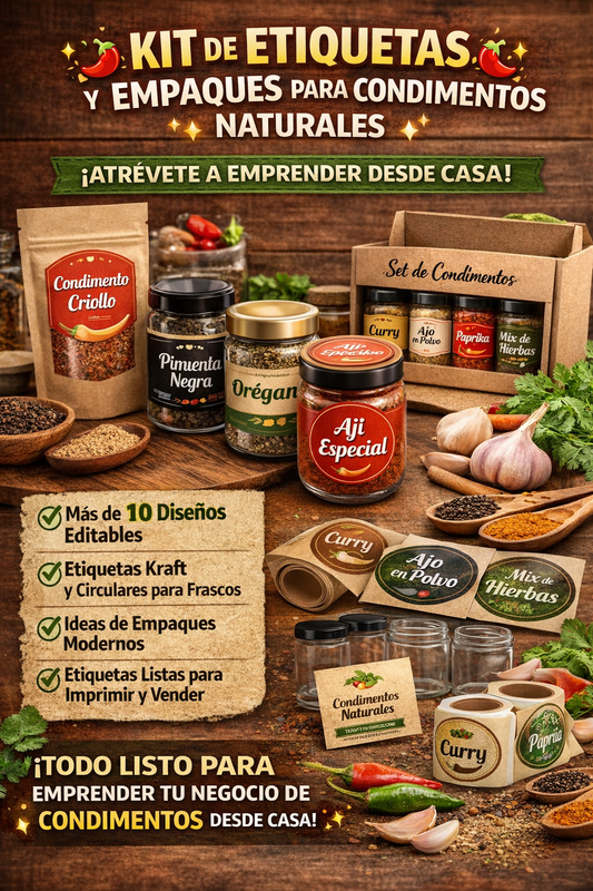 Kit de etiquetas y empaques